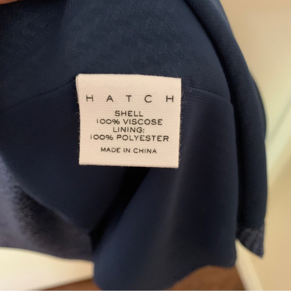 Hatch Maternity Briar Dress in Indigo Dot - Picture 4 of 6